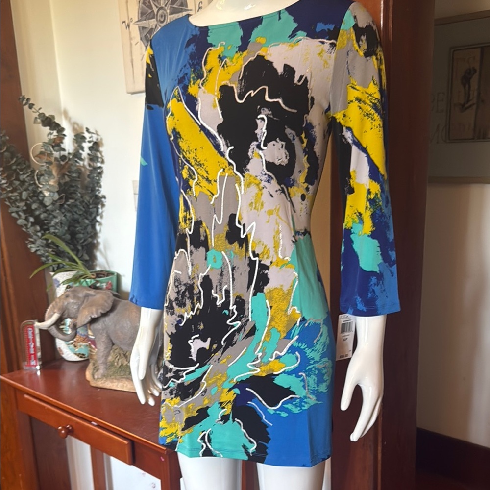 NWT Style&Co size small Abstract Print Women's Dress